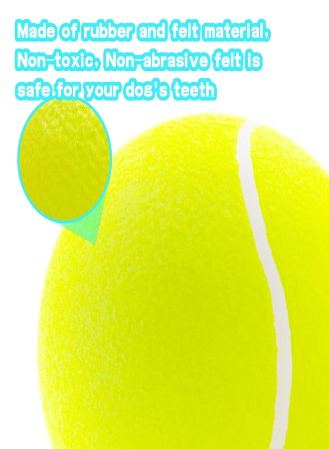 Banfeng Giant 8" Dog Tennis Ball Big Pet Toys Outdoor Sport Ball Interactive Toy for Small Medium Larger Dag(Yellow) - Image 4