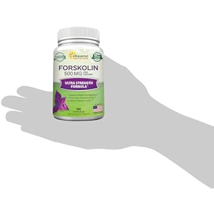 aSquared Nutrition Forskolin 500mg Max Strength-180 Capsules,Forskolin Supplement for Pure Weight Loss Fuel, Coleus Forskohlii Root - Forskolin Diet Pills, Belly Buster Fat Burner 2X Slim Trim Lose - Image 5