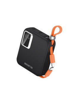 BESTIS 10000mAh Mini Power Bank with Built-in Double Cables, PD22.5W Fast Charging Portable Charger,Quick Charge Devices Black  - Image 5