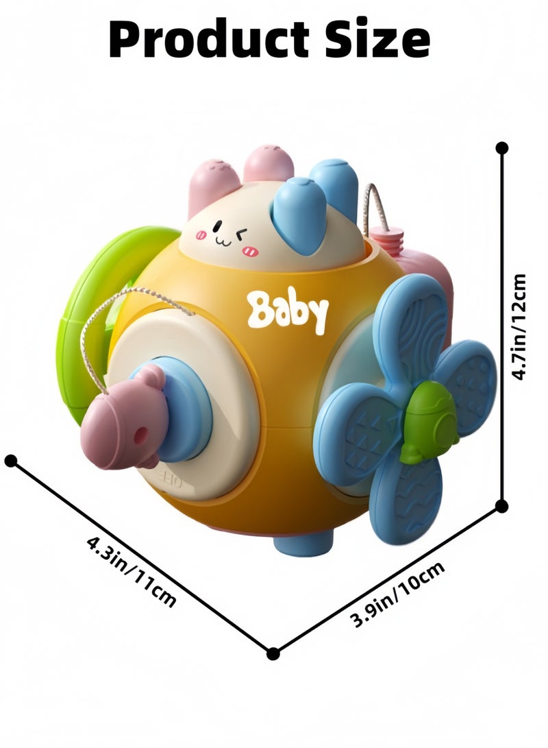 6 in 1 Baby Busy Cube Toy,6-Sided Montessori Sensory Activity Cube with Fine Motor Skills Learning,Travel Fidget Toys,Kid Education Learning Activity,Birthday Gift 6-18 Month 1 2 Year Old Boy Girl - Image 2