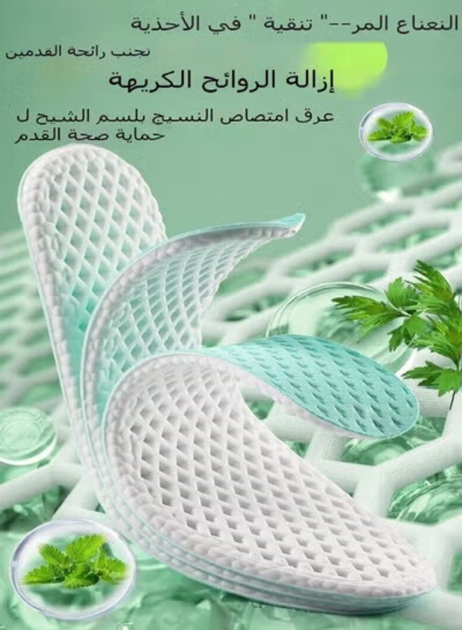 JOUDIYA 245-250mm Memory Foam Insoles, Breathable Sports Shoe Inserts for Men and Women with Shock Absorption, Anti-Ordor Shoe Soles, Cuttable - Image 2