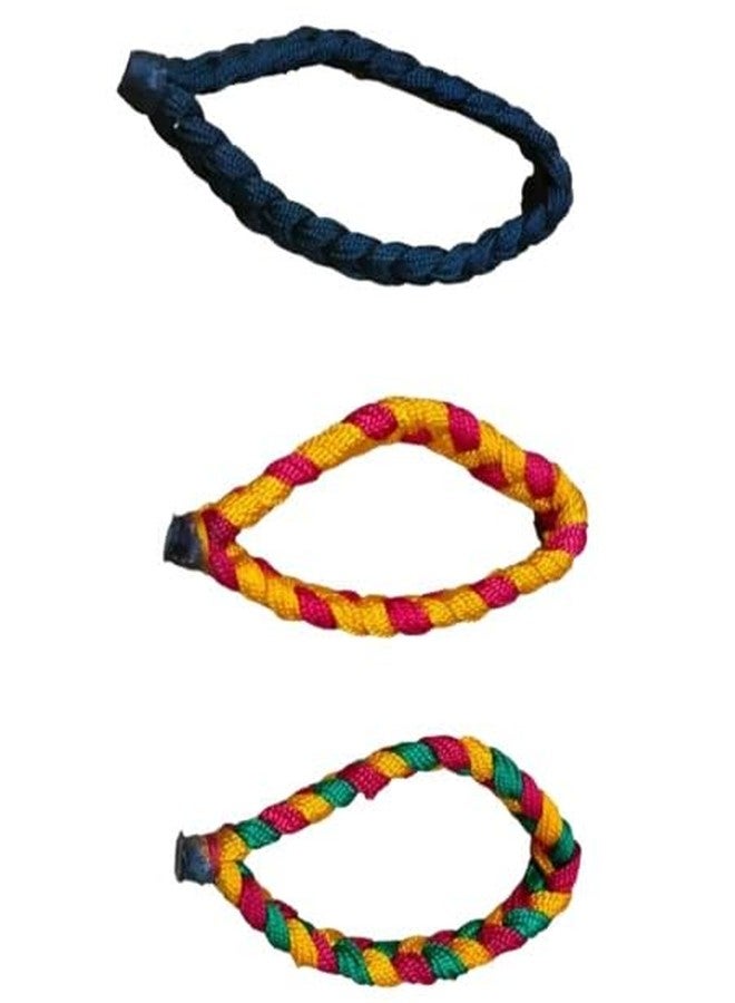 needs collection سوار خيط كالاوا التقليدي للحماية، سوار معصم قابل للتعديل مصنوع يدويًا، راكشا سوترا مولي داغا، مجموعة أساور صداقة من 3 قطع - Image 1