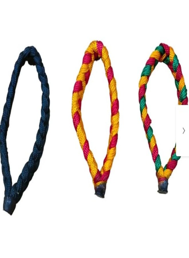 needs collection سوار خيط كالاوا التقليدي للحماية، سوار معصم قابل للتعديل مصنوع يدويًا، راكشا سوترا مولي داغا، مجموعة أساور صداقة من 3 قطع - Image 3