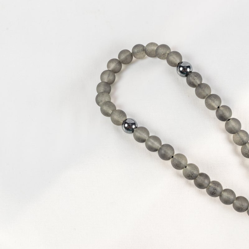 Fabulous Gray Opal Stone Prayer Bead of 33 Beads - Image 2