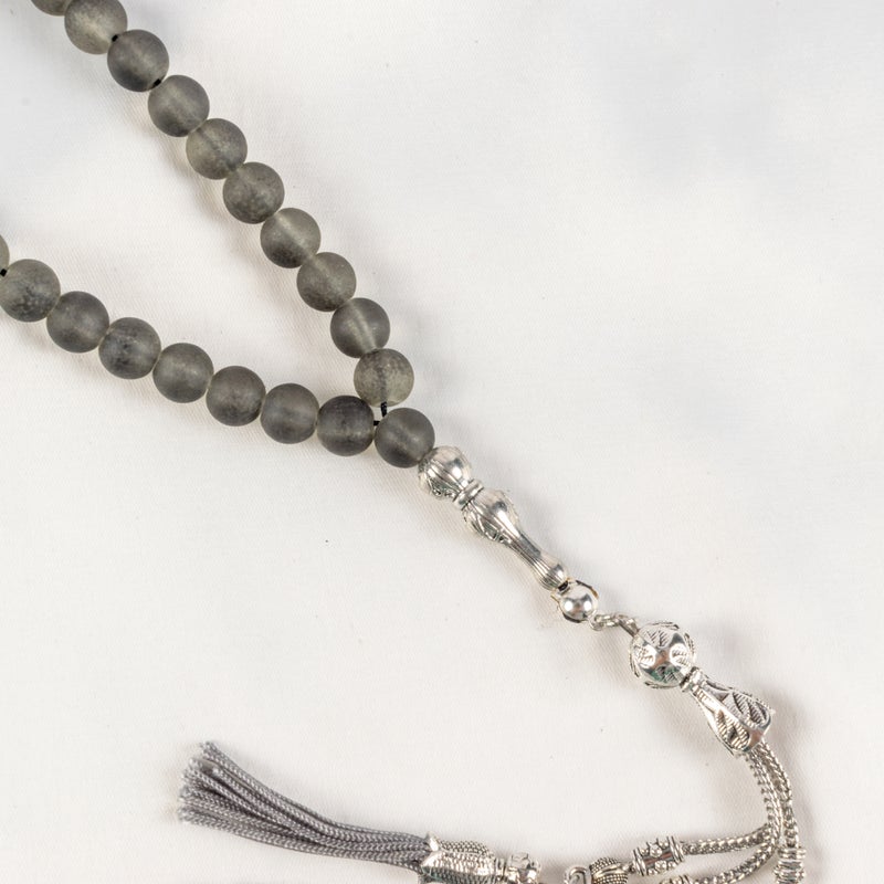 Fabulous Gray Opal Stone Prayer Bead of 33 Beads - Image 3