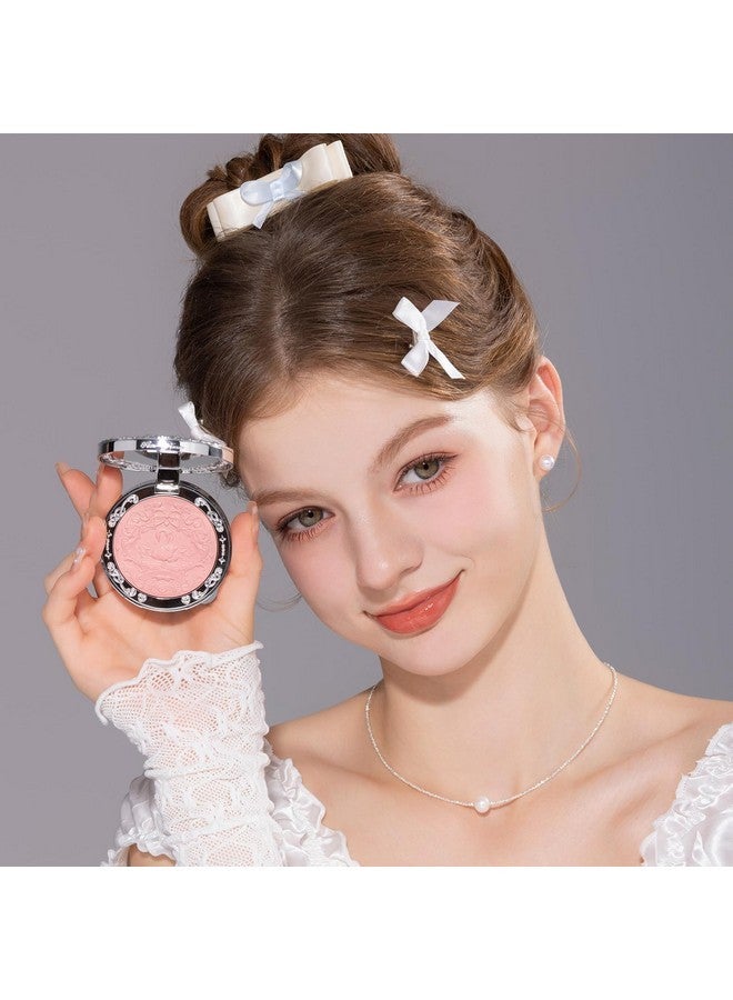 فلاور نوز أحمر خدود منقوش من فلاور نوز سوان باليه، لمسة نهائية غير لامعة، أحمر خدود قابل للبناء والدمج للخدود، ناعم ويدوم طويلاً للفتيات والنساء (02 رومانتيكسم، 5 جرام) - Image 5