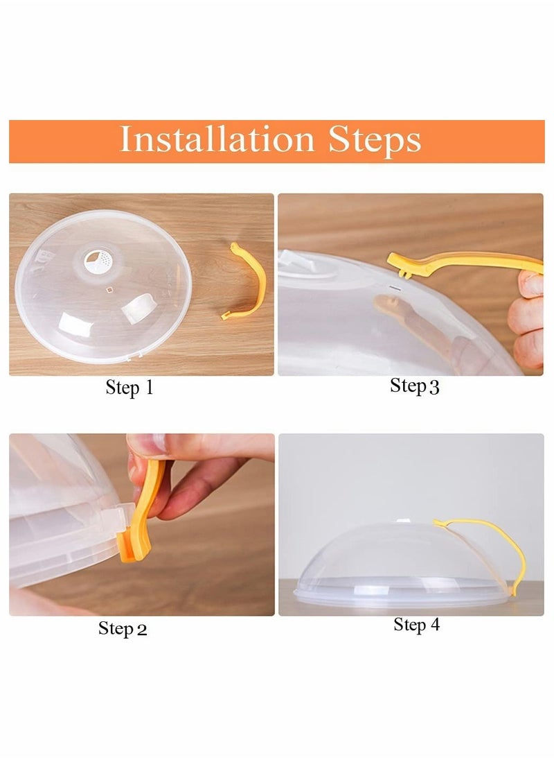 Generic - Microwave Splatter Guard for Food, Prevents Mess and Keeps Your Microwave Clean - Image 1