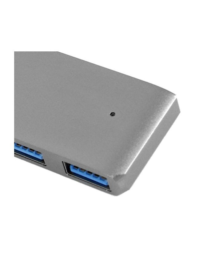 NIBEMINENT 7-In-1 USB-C Multiport Card Reader Adapter Grey - Image 5