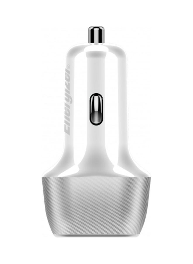 Energizer Ultimate 38W Power Delivery And Quick Charge Car Charger, 20W Power Delivery For Iphones And 18W Quick Charge For Samsung And Other Android Devices Silver - Image 2