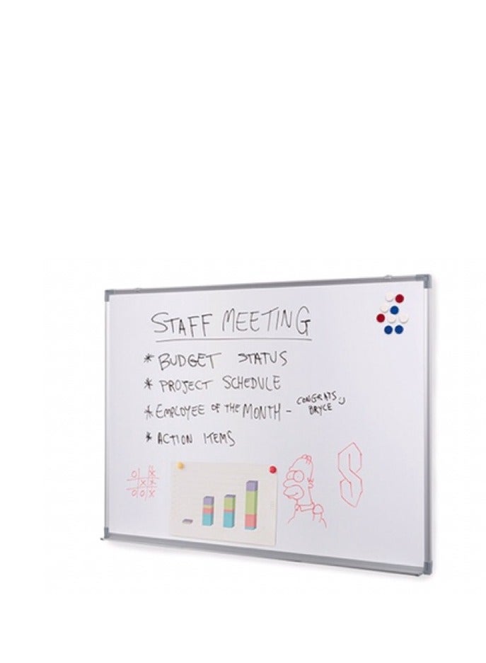 Flamingo Magnetic White Board Dry Eraser Board (60X45) - Image 2