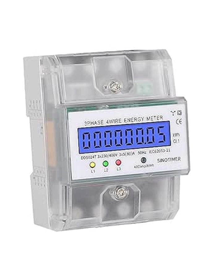 Digital Power Energy Meter with LCD Display for Home and Industrial Use Accurate Monitoring - Image 1