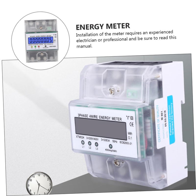 Digital Power Energy Meter with LCD Display for Home and Industrial Use Accurate Monitoring - Image 4