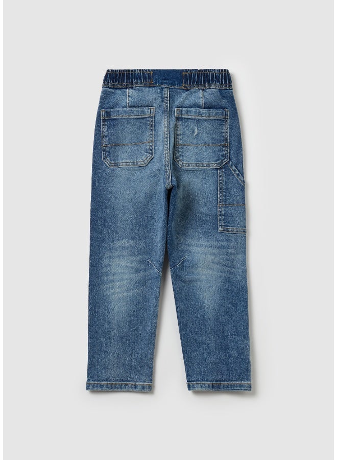 Ovs Denim joggers with drawstring - Image 2