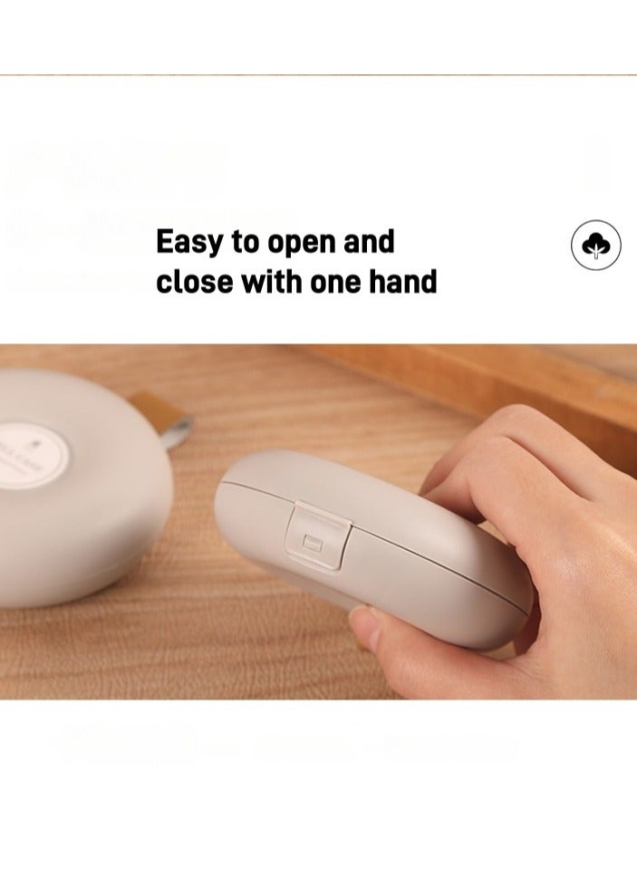 weekly portable travale 7-compartment pill box，Waterproof Seal, Eco-Friendly ABS Material, Large Capacity, Ideal for Travel, Daily Use, Medication Storage, and Easy Carry - Image 5