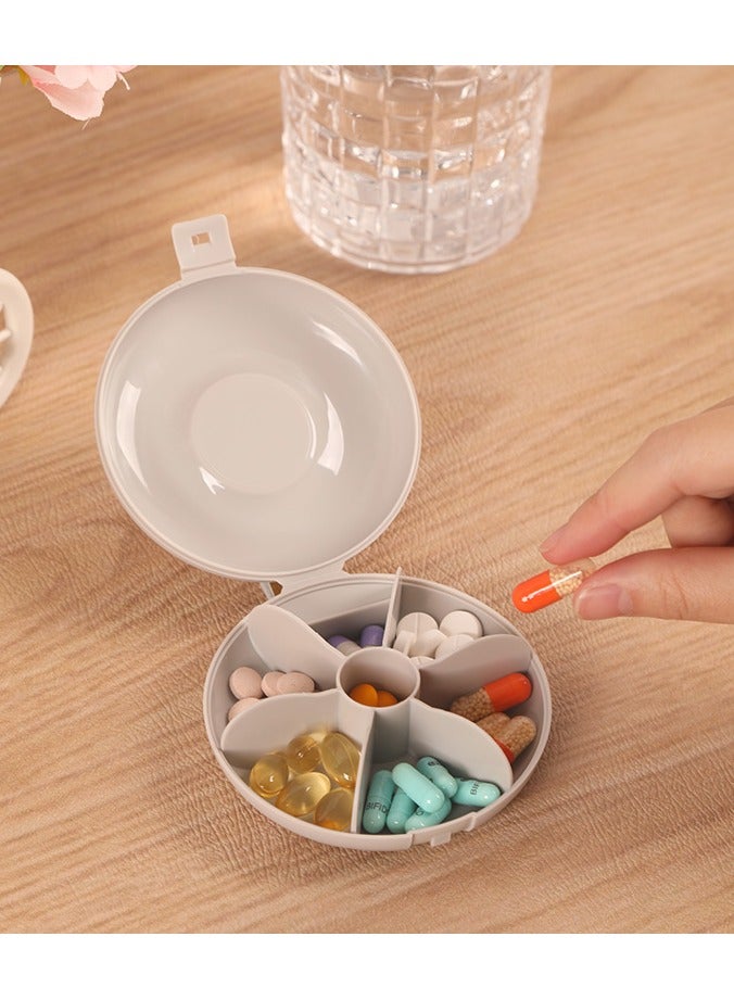 weekly portable travale 7-compartment pill box，Waterproof Seal, Eco-Friendly ABS Material, Large Capacity, Ideal for Travel, Daily Use, Medication Storage, and Easy Carry - Image 1