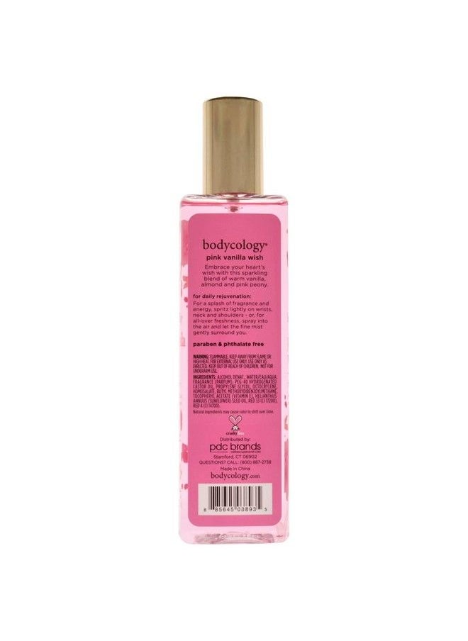 Bodycology - Pink Vanilla Wish Fragrance Mist Spray 240Ml - Image 1