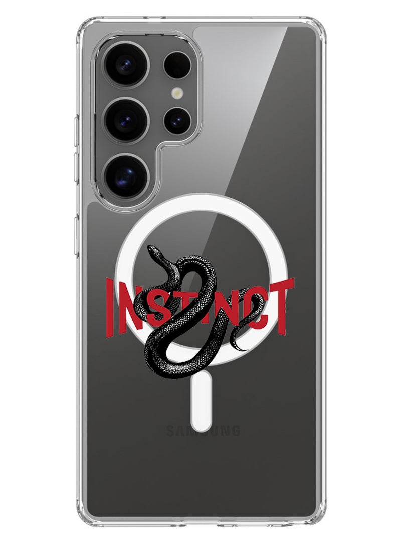 Theodor Magnetic Case for Samsung Galaxy S25 Ultra 6.9-inch Compatible with MagSafe Wireless Charging, Shockproof Phone Bumper Cover Instinct - Image 1