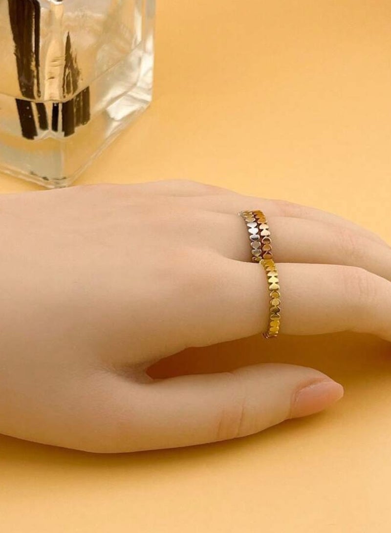 Jewelry 4You 3Pcs Of Elegant Stainless Steel Ring For Women Size 7 - Image 4