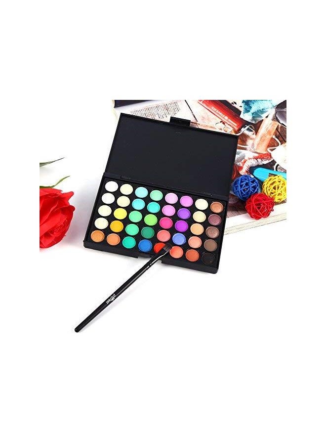 Generic - Eyeshadow Palette Matte Eye Shadow Makeup Kit Set Shimmer Cosmetic Powder Tool 40 Color With Brush(#2) - Image 1