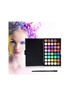 Eyeshadow Palette Matte Eye Shadow Makeup Kit Set Shimmer Cosmetic Powder Tool 40 Color With Brush(#2)