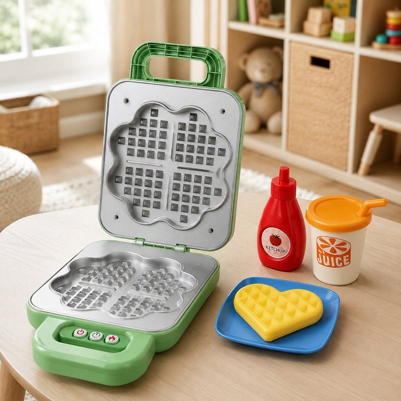 طقم لعب صانع وافل - أخضر - LD-662A - Image 4