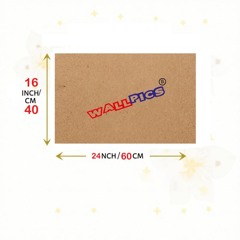 wallpics Study pad Multipurpose Drawing Board,16x24 inches, 7mm Thick,Use for Laptop, Keyboard, Students, Plank for Students, Writing Pad for Chair Study - Image 2