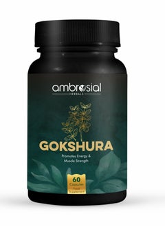 Gokshura Tribulus Terrestris High Strength 500 Mg Per Capsule Herbal Supplement For Energy And Immunity 60 Capsules