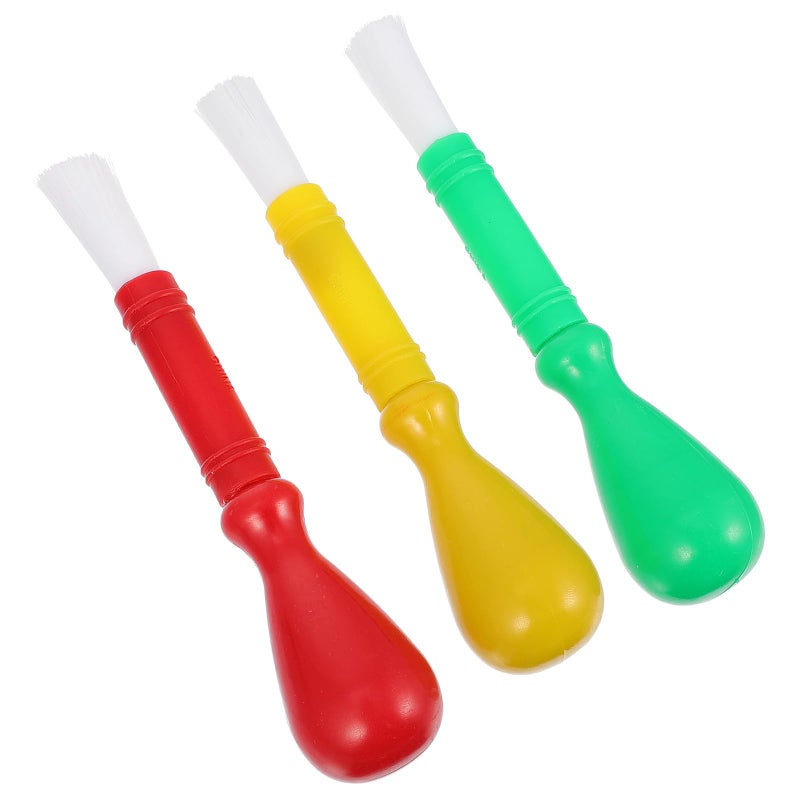 3 Pcs Watercolor Paintbrush Set With Nylon Bristles For Art DIY Drawing Gouache Painting - Image 2