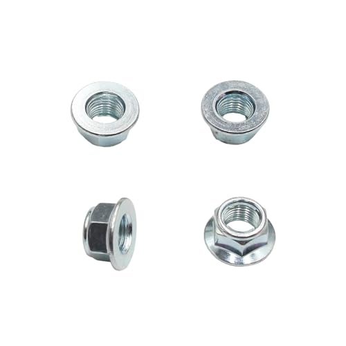 Greesp 12mm M12 x 1.25mm Exhaust Manifold Self Locking Nuts Hex w/Flange Pack of 4 - Image 3