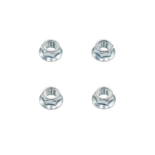 Greesp 12mm M12 x 1.25mm Exhaust Manifold Self Locking Nuts Hex w/Flange Pack of 4 - Image 4