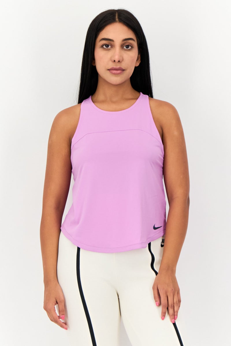 Nike Women Sportswear Fit Sleeveless Training Top, Lilac  - Image 1