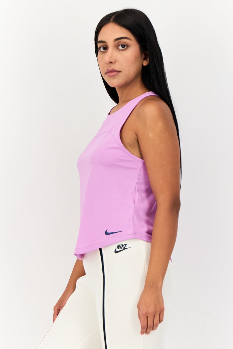 Nike Women Sportswear Fit Sleeveless Training Top, Lilac  - Image 2