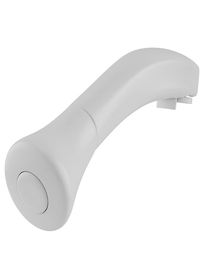 Brixwell Folding Crank Handle for X Drive Operator, Die Cast Construction, 4-17/64" Length, 15/16" Spline Size, 2-11/64" Screw Spacing, White Finish, Folding Window Crank Replacement Handle - Image 1