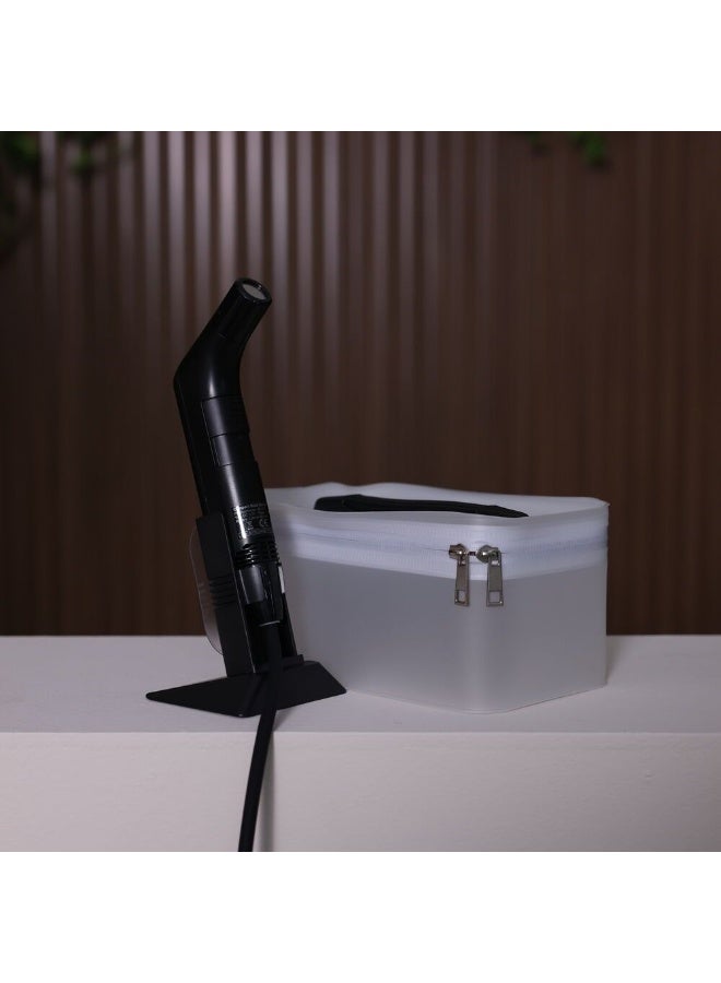 Milano Luxe Thunder Electric Travel Shattaf Set - Portable Sanitary Bidet, ABS Plastic, 1 Year Warranty, Includes USB Cable & Flexible Hose, Black - Image 3