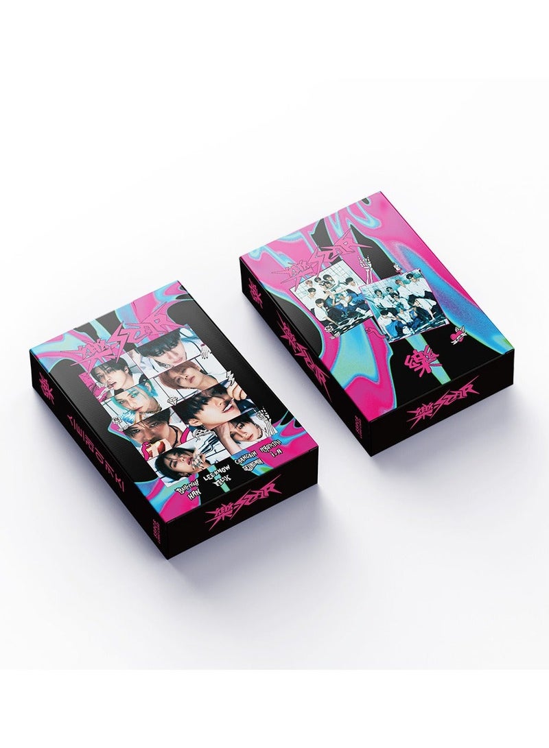 55Pcs Stray Kids Photo Card New Album ROCK STAR Lomo Card - Image 4