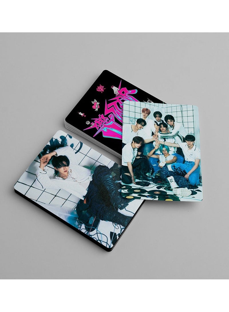 55Pcs Stray Kids Photo Card New Album ROCK STAR Lomo Card - Image 5