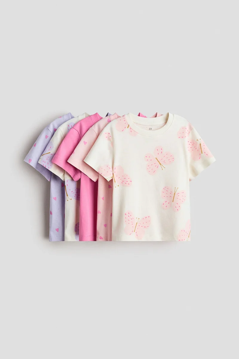 H&M 5-pack cotton T-shirts