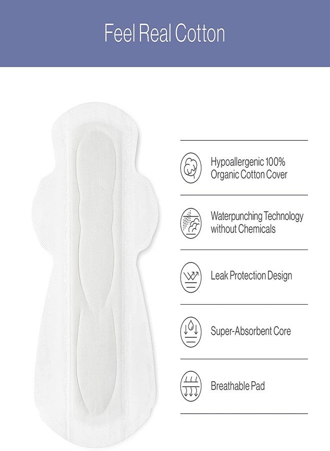 Tinkle Ultra Comfort XL Plus Sanitary Pads for Women | Cotton Soft, Rash-Free | Super Absorbent | 26 Pads | For Heavy Flow | Leak-Proof | Wider Back & Flexi Wings | 320mm Long - Image 2