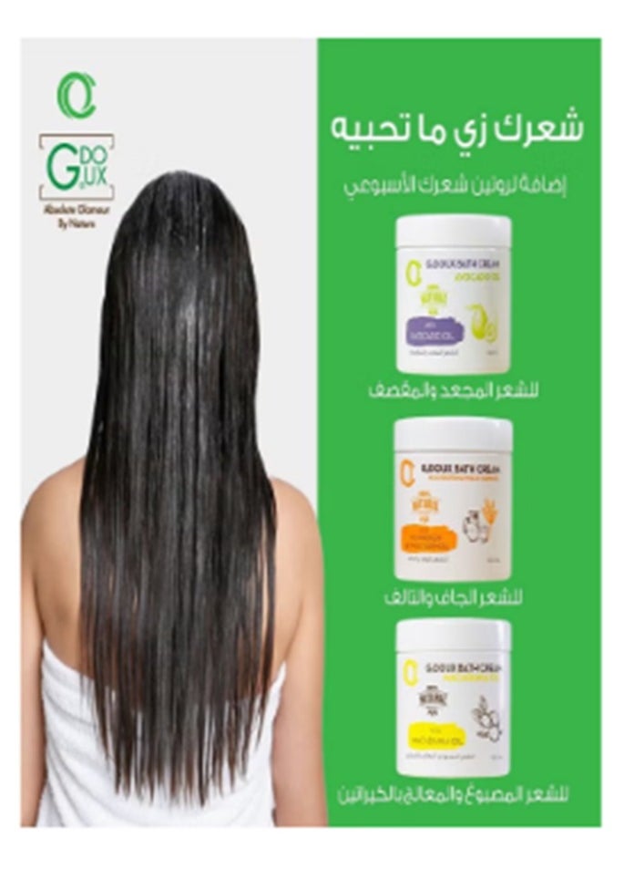 G.DOUX - Bath Cream With Milk Protein & Wheat Germ Oil 500ml - Image 1