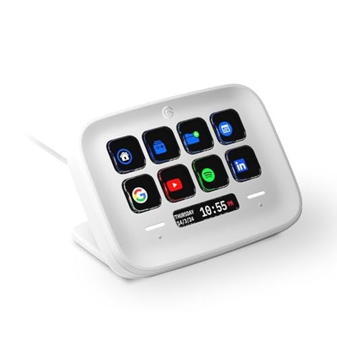 elgato Stream Deck Neo  8 Customizable Keys, 2 Touch Points, Speed Through Tasks & Workflows Control Word, Excel, Powerpoint, Teams, Zoom, Spotify And More, Drag-N-Drop Setup Works With Mac & Pc - Image 1