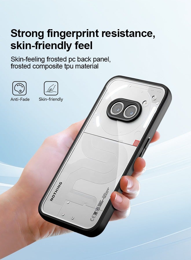 Tersely for Nothing Phone 2a / Nothing 2a Plus Case, Hard PC Back + Soft TPU Bumper Crystal Clear Slim Fit Lightweight Transparent Skin Cover Shockproof Non-Slip Anti-Yellow Protection - Image 2