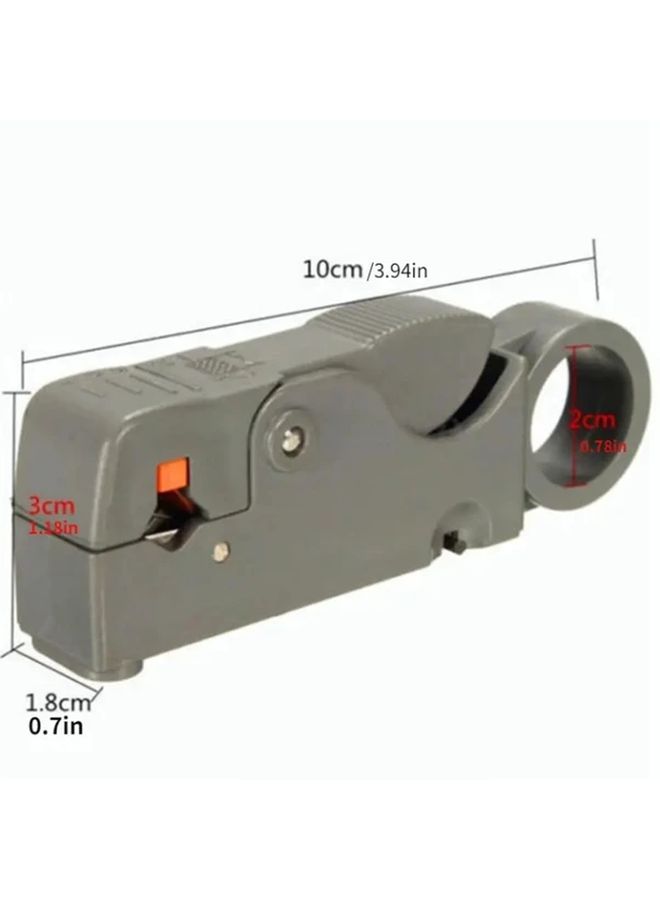 1pc AutoPro Automatic Gray Wire Stripper Plastic Material Cable Cutter Pliers Electrician Tool - Image 4