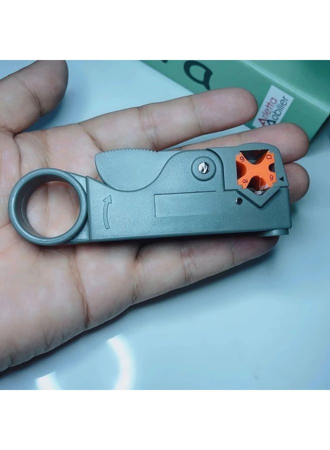 1pc AutoPro Automatic Gray Wire Stripper Plastic Material Cable Cutter Pliers Electrician Tool - Image 5