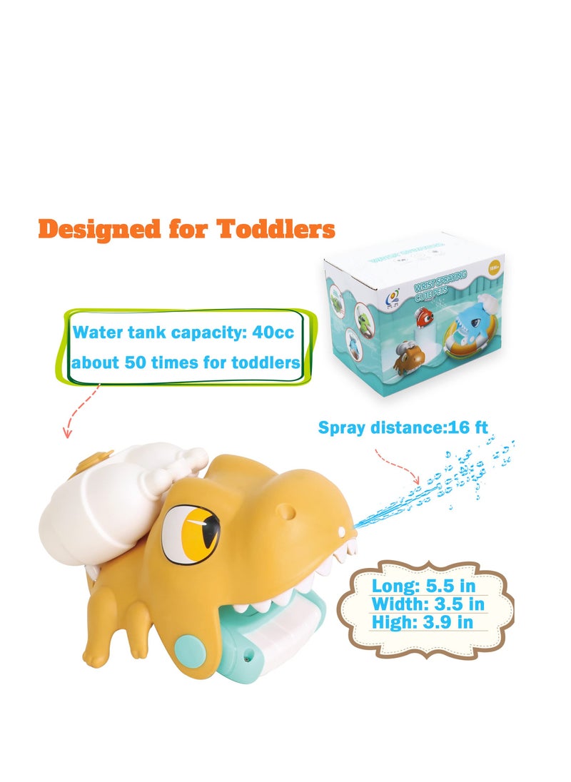 SYOSI - Wrist Water Squirt Guns for Toddlers, Summer Outdoor Swimming Pool Beach Bath Water Toys for Boys & Girls Kids Age3 4 5 (Dinosaur) - Image 1
