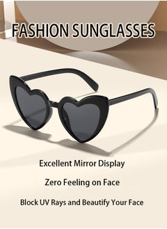 Laravel 6 Packs Heart Shaped Glasses for Women Men Festival Party Rave Light Changing Heart Effect Diffraction Glasses Love Gift Valentines Day Valentines Gift  - Image 2