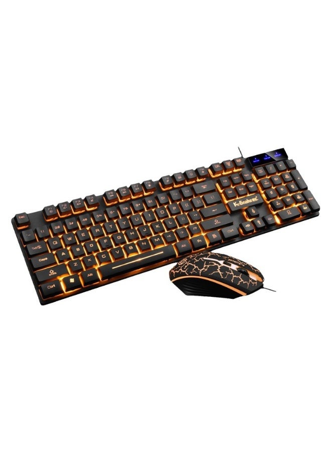 EBMINI New Wired Keyboard And Mouse Office Esports Set