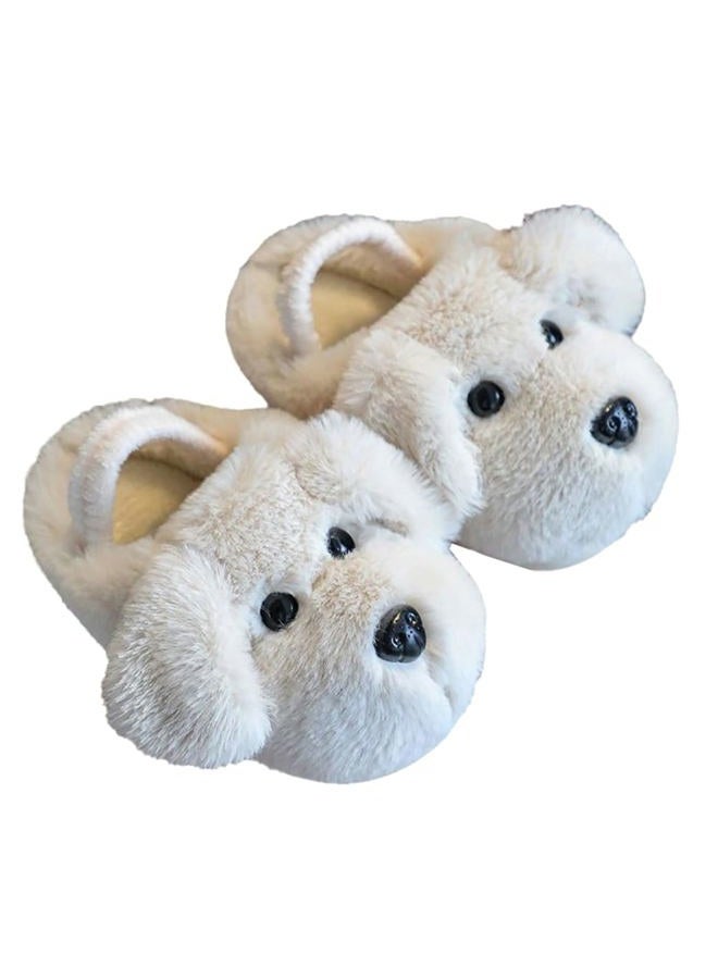 EMGILL Dog slippers Funny House Slippers Toddler Girls Boys Winter Indoor Outdoor Fuzzy Warm Shoes - Image 1