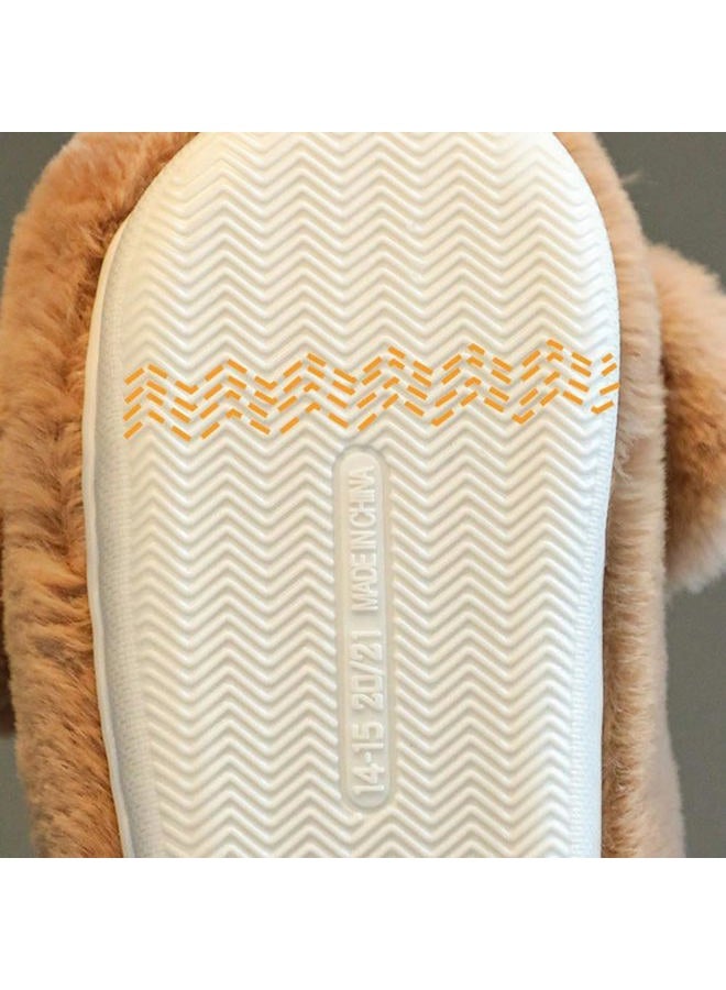 EMGILL Dog slippers Funny House Slippers Toddler Girls Boys Winter Indoor Outdoor Fuzzy Warm Shoes - Image 5