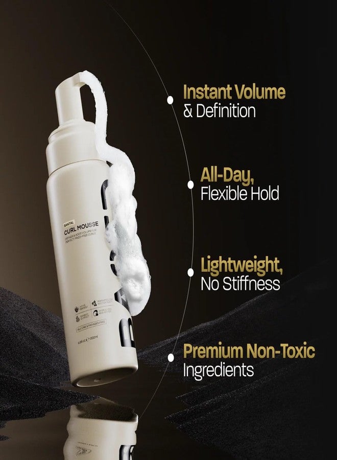 بيزد بودي وركسبيزد بودي وركس موس تجعيد الشعر من BASED - حجم وتحديد فوري مع ثبات مرن - تركيبة خفيفة الوزن مع الأغاف وبروتين الأرز - غير سام، خالٍ من السيليكون لجميع أنواع الشعر المجعد (6.8 أونصة سائلة، عبوة واحدة) - Image 2