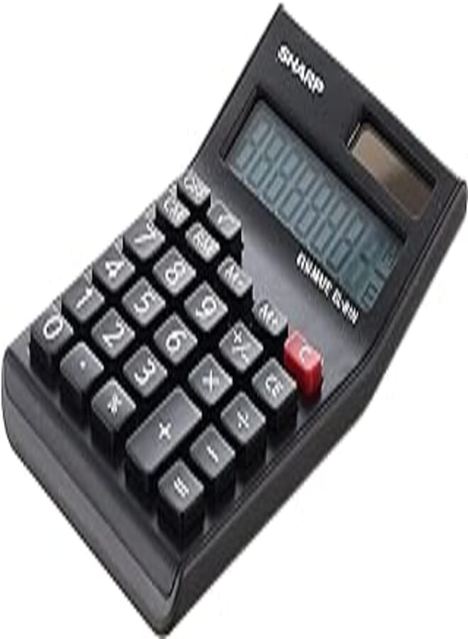 Generic SHARP 8-digit Electronic Calculator EL-81N-BK 